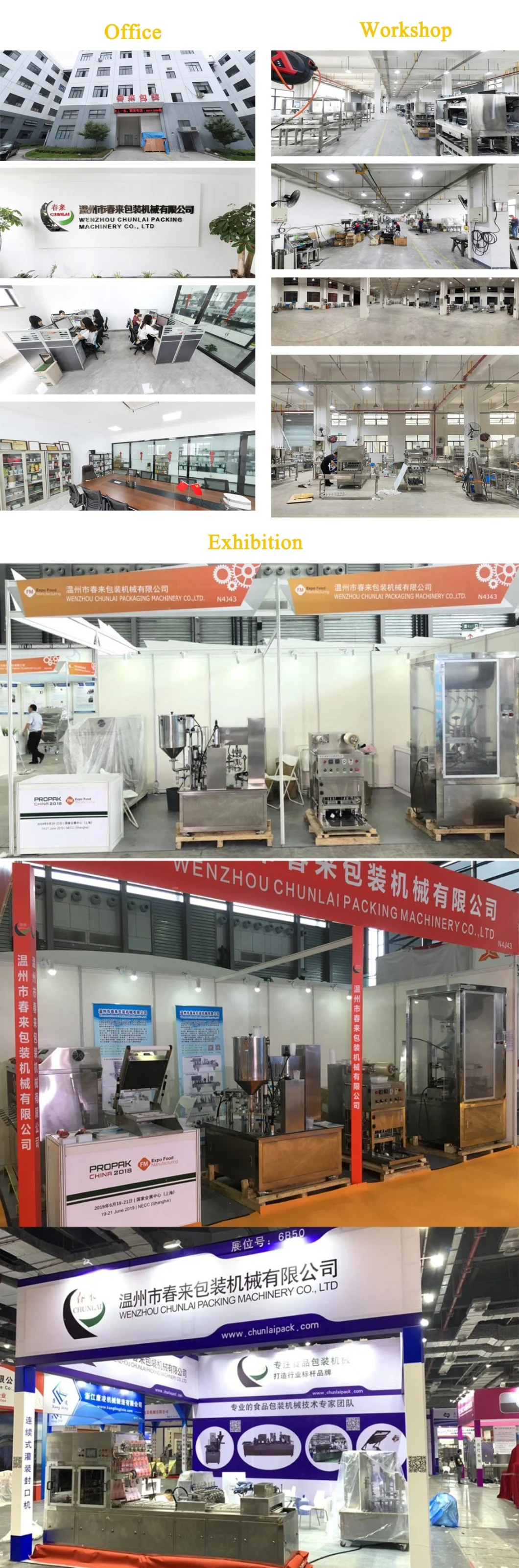 Vegetable Fruit Tray Packing Machine Snack Biscuits Cup Filling Aluminum Foil Sealing Machine