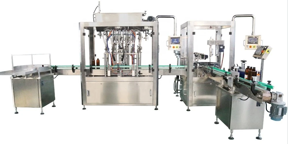 Automatic 4/6/8 Piston Pump Filling Machine for Tomato Sauce Glass Paste