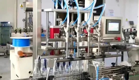 Experiência rica em máquina automática de enchimento de garrafas de licor por gravidade de design de fábrica